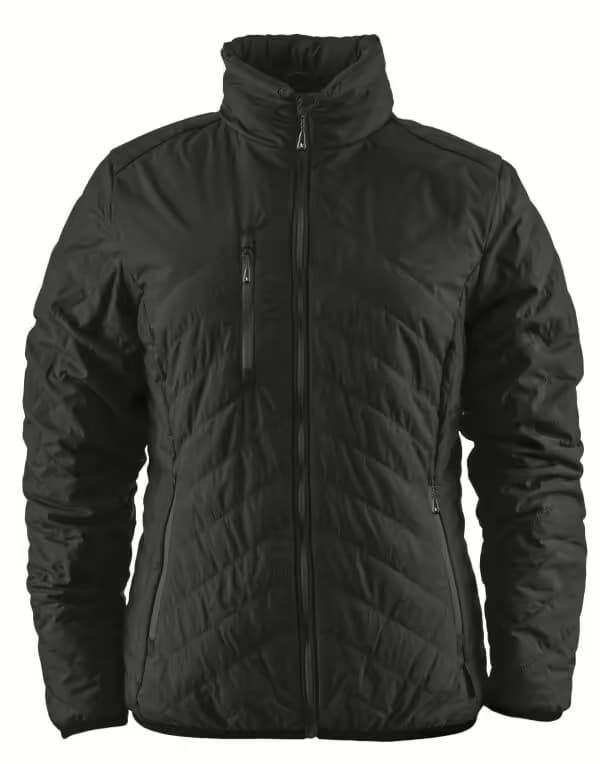 James Harvest Deer Ridge Quilted Ladies Jacket in Black