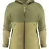 James Harvest Northville Two-Tone Ladies Shell Jacket in Moss Green