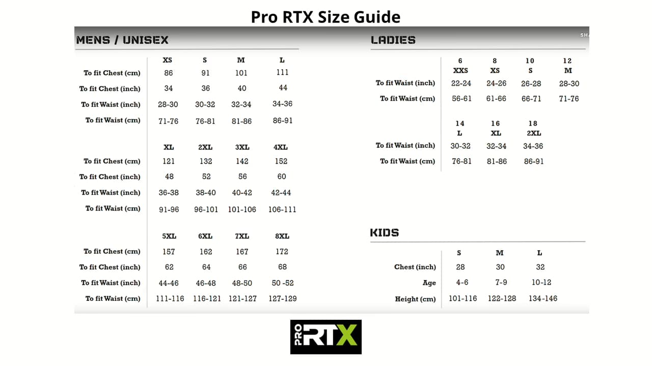 AVK 3 Layer Soft Shell Jacket Pro RTX RX500 — pro rtx size guide
