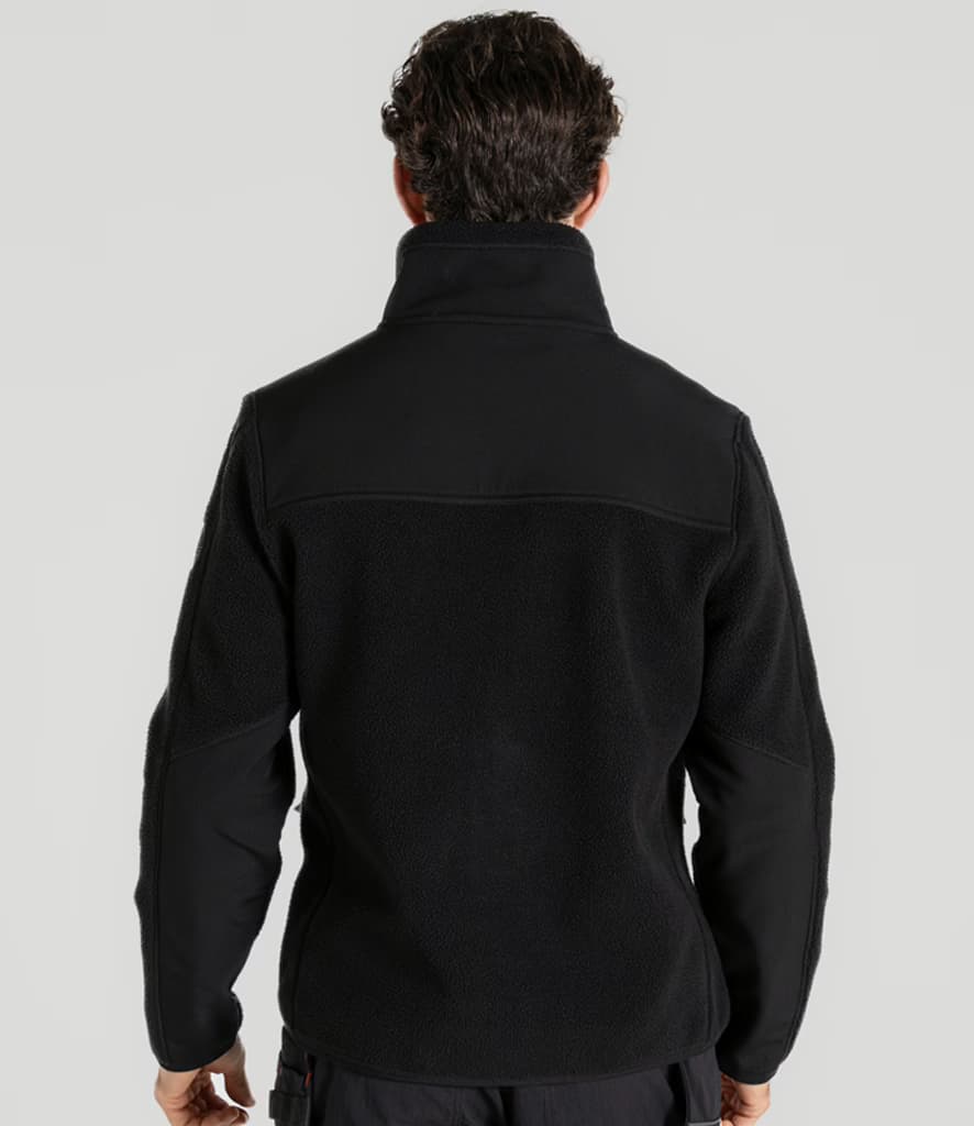 Craghoppers Workwear Morley Fleece Jacket — CR760 BLK MODEL 2