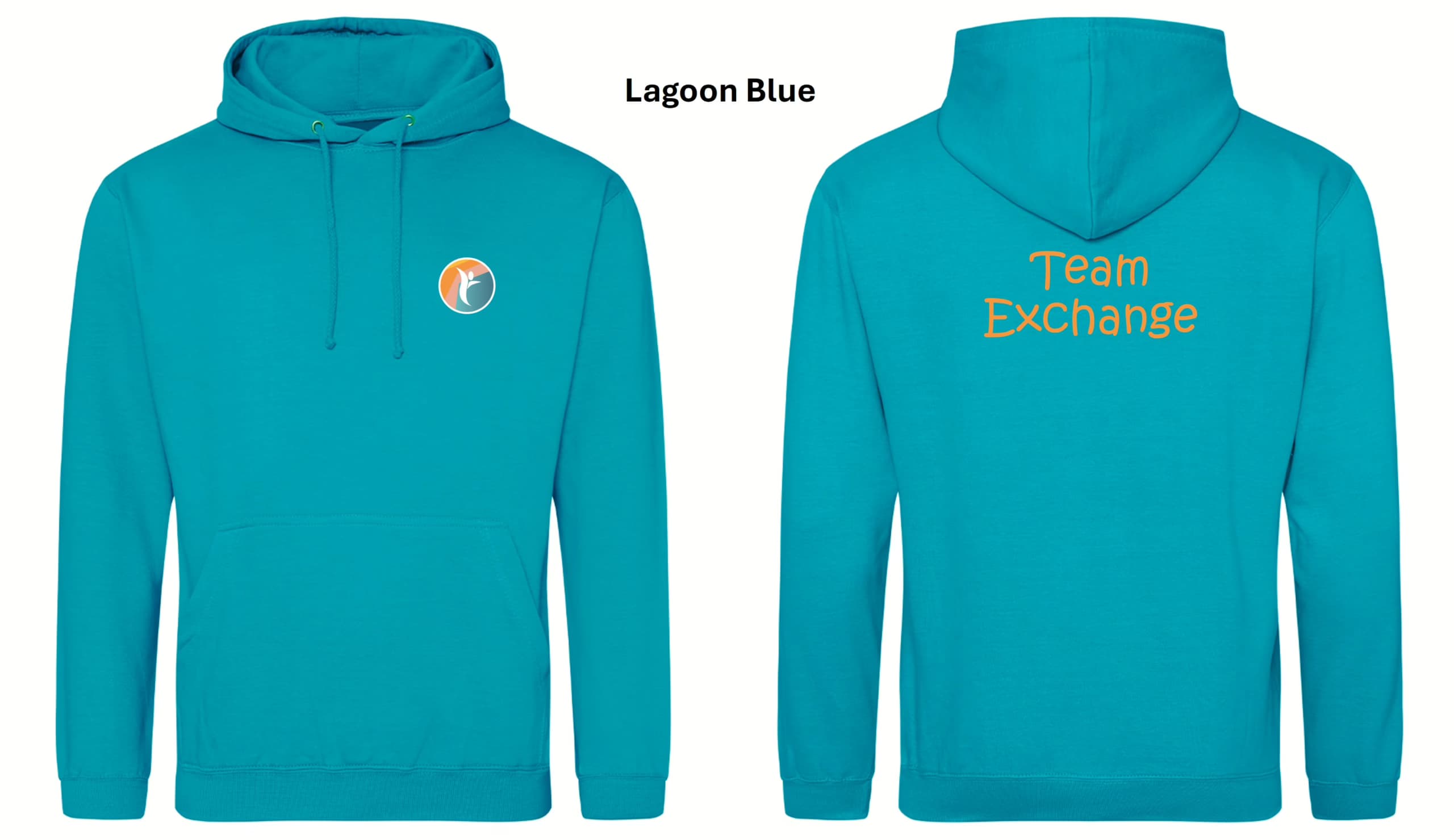 Health is One / Team Exchange Hoodies — Lagoon BLue