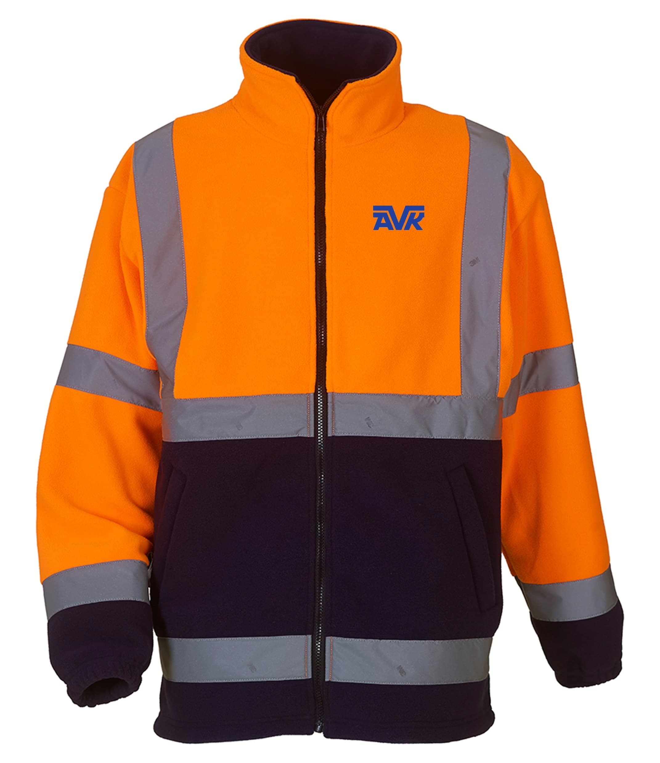 AVK Hi Vis Two Tone Heavyweight Fleece Jacket YK060