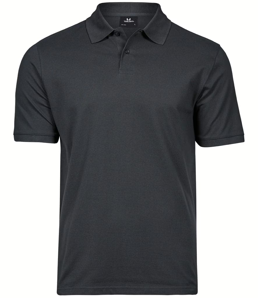 Tee Jays Heavy Cotton Pique Polo Shirt — T1400 DGY FRONT