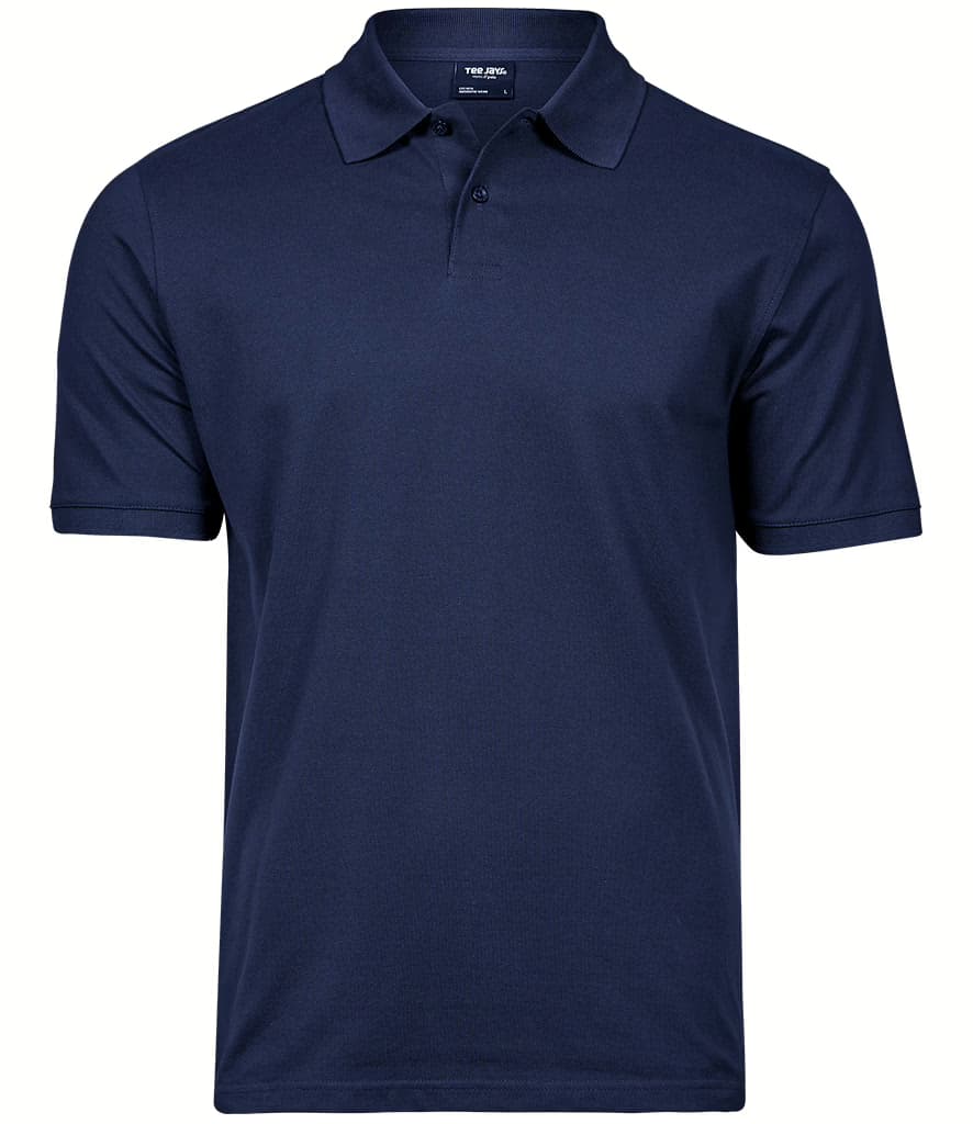 Tee Jays Heavy Cotton Pique Polo Shirt — T1400 NAV FRONT