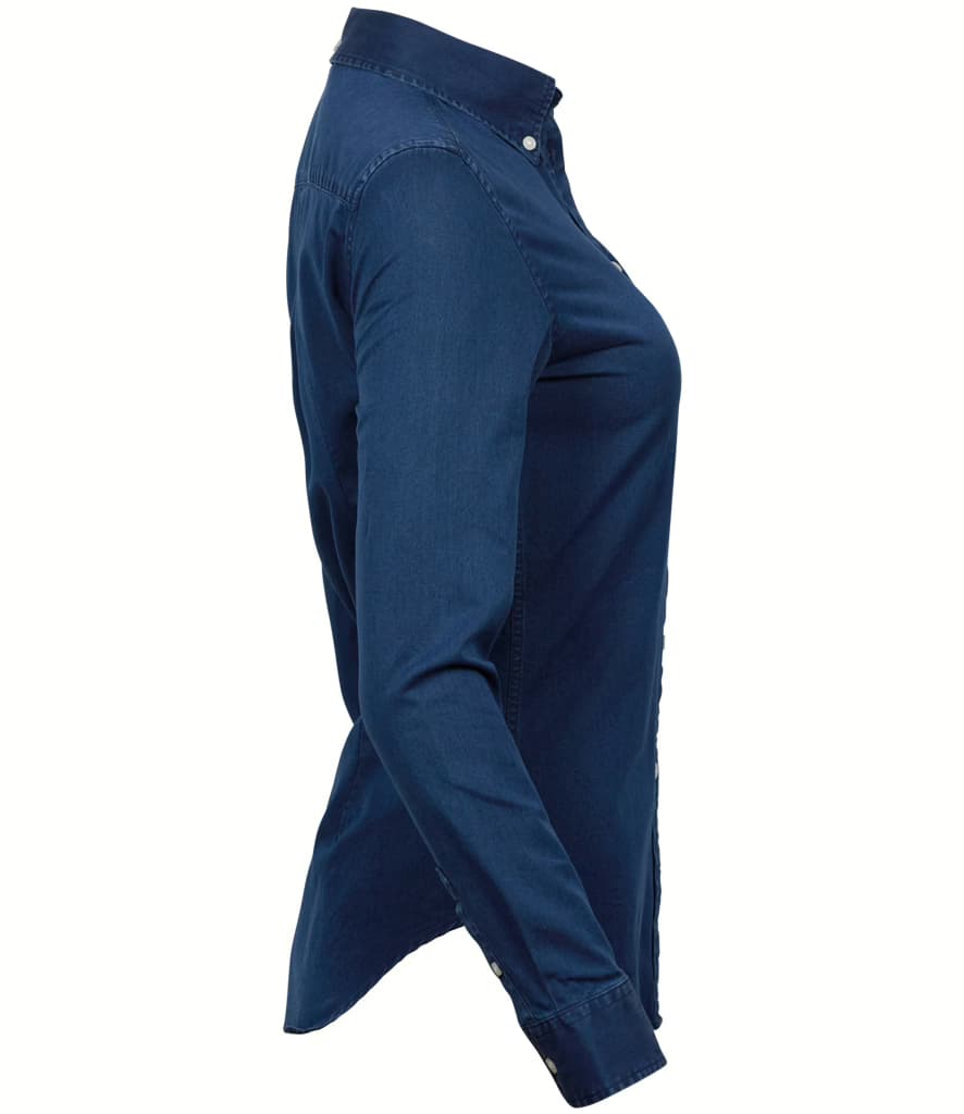Tee Jays Ladies Long Sleeve Casual Twill Shirt — T4003 IND RIGHT