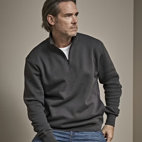 Tee Jays Half Zip Sweatshirt