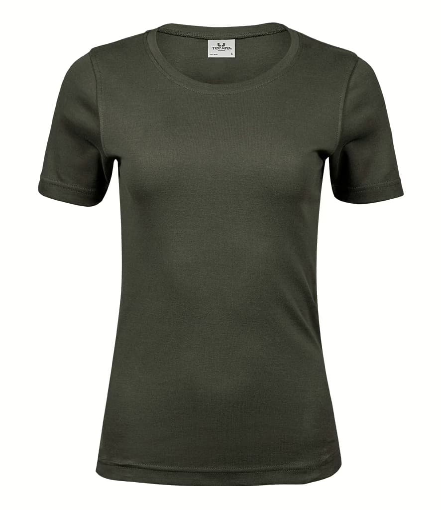 Tee Jays Ladies Interlock T-Shirt — T580 DPG FRONT