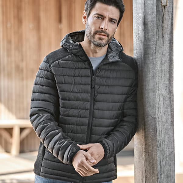 Tee Jays Crossover Hooded Padded Outdoor Jacket