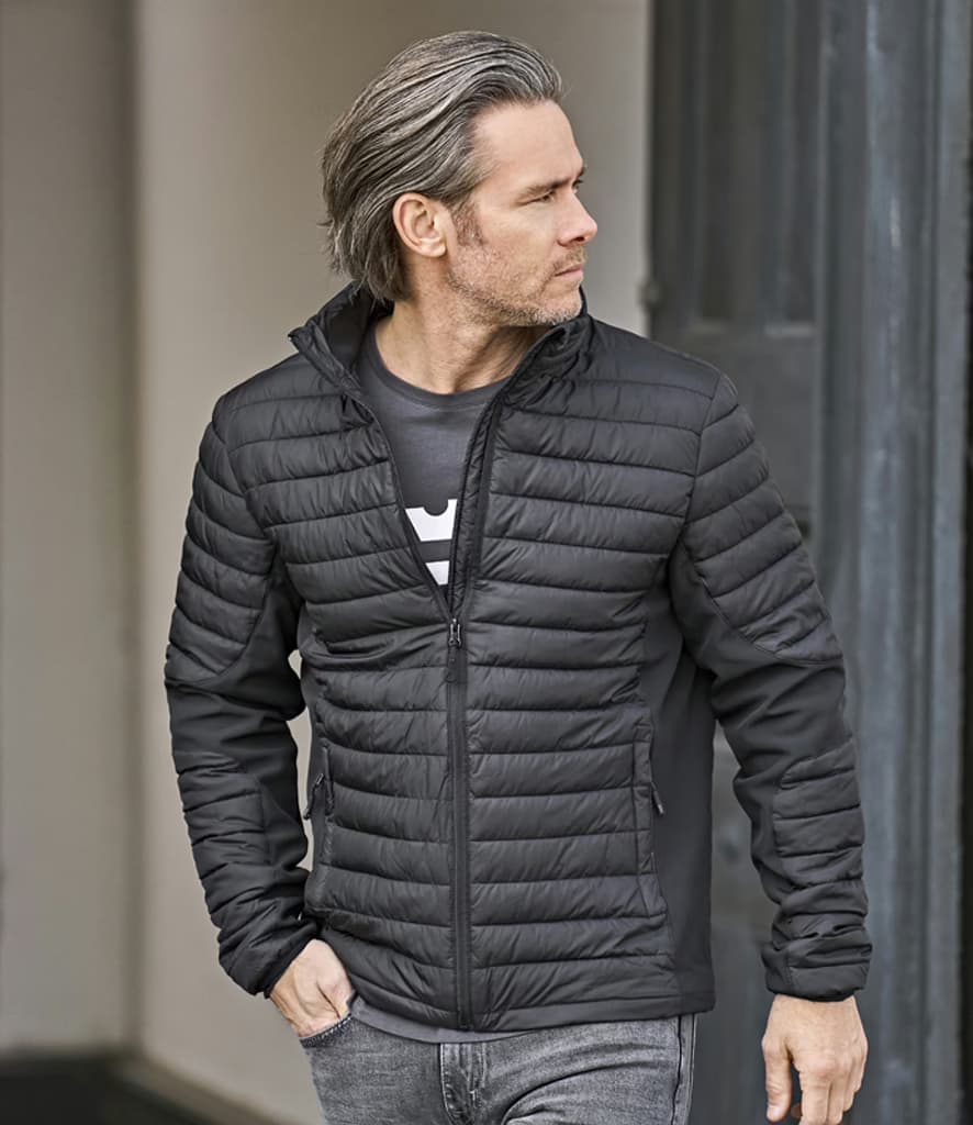 Tee Jays Crossover Padded Jacket — T9626 BK_BK MODEL 1 HERO