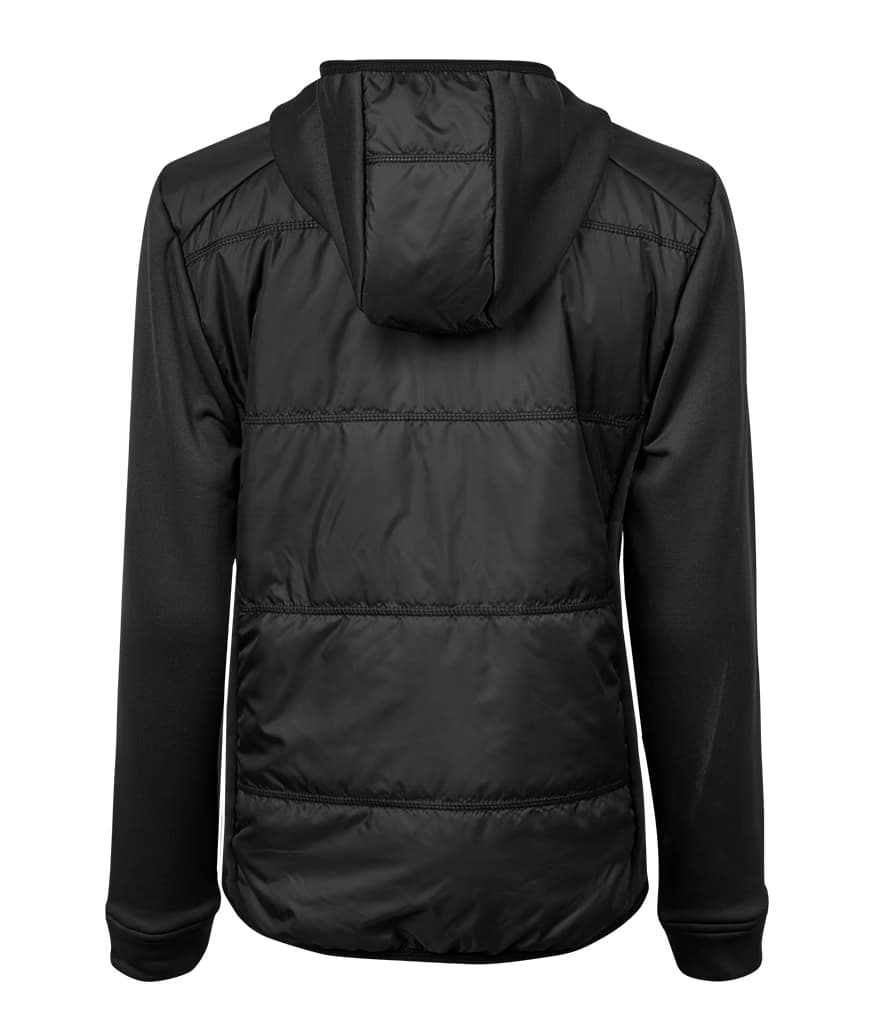 Tee Jays Ladies Hybrid-Stretch Jacket — T9113 BKBK BACK