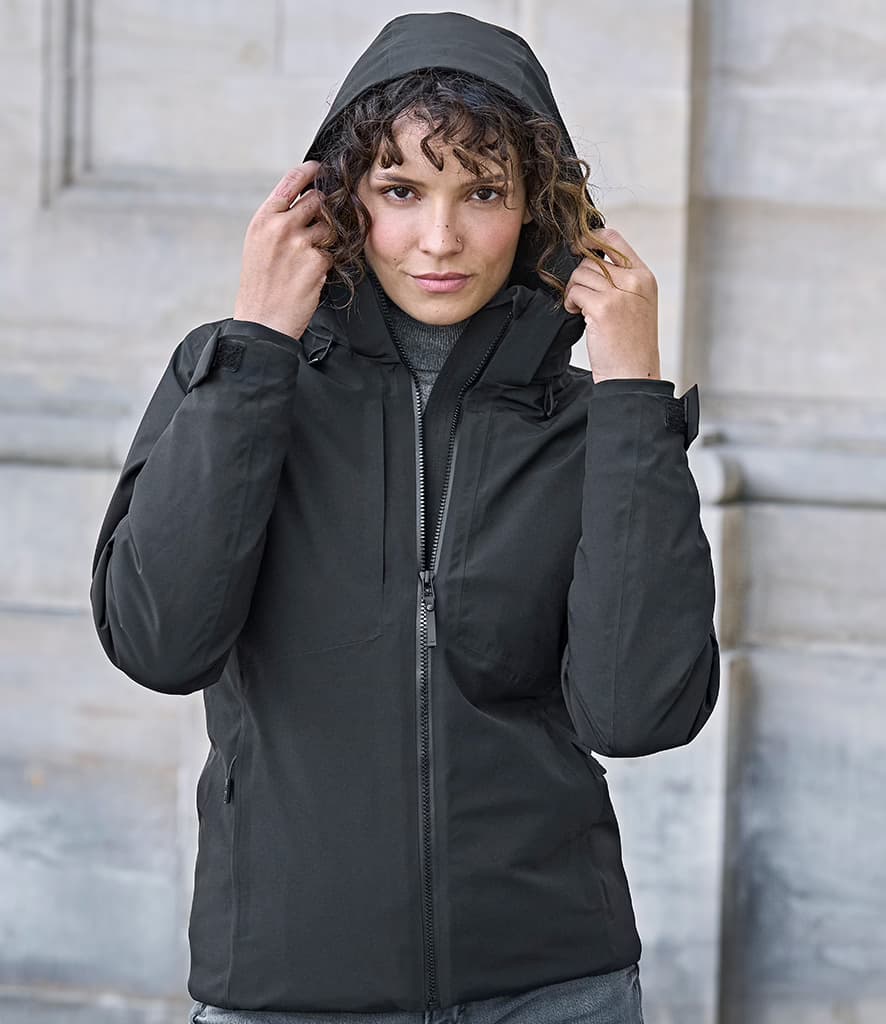 Tee Jays Ladies All Weather Winter Jacket — T9681 BLK MODEL 1 HERO