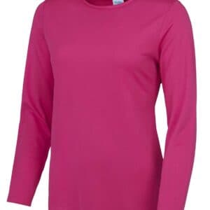 AWDis Ladies Cool Long Sleeve T-Shirt — JC012 HPK FRONT