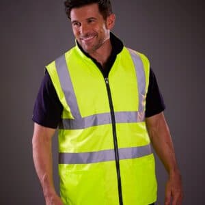 Yoko Hi-Vis Fleece Bodywarmer
