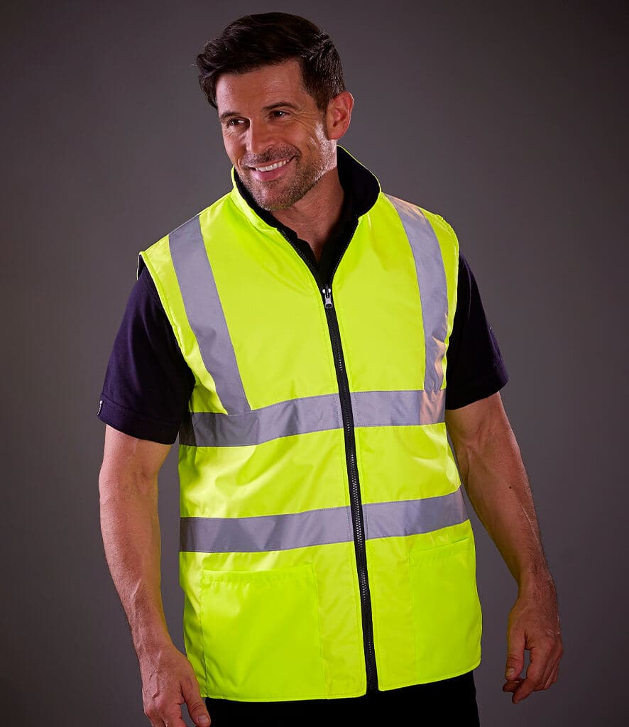 Yoko Hi-Vis Fleece Bodywarmer