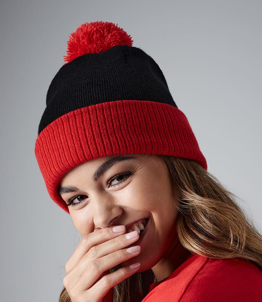 Beechfield Snowstar Two Tone Beanie