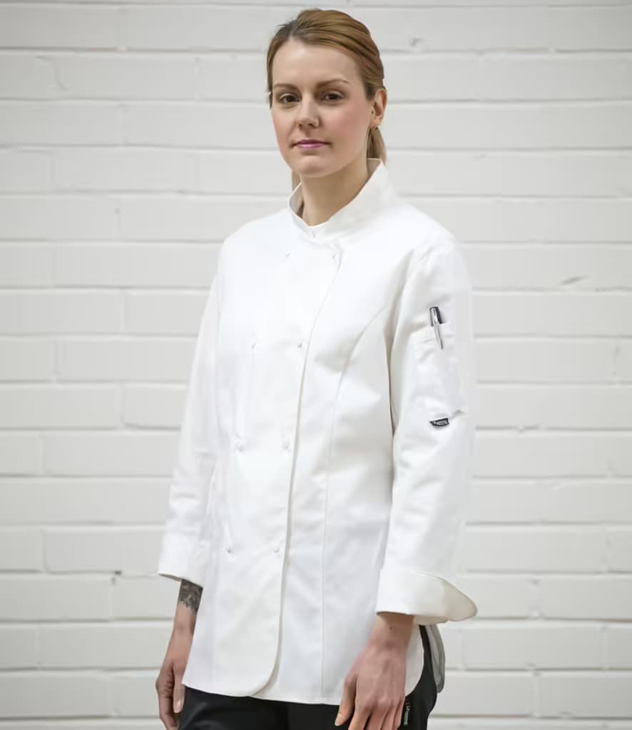 Dennys Ladies Long Sleeve Premium Chef’s Jacket