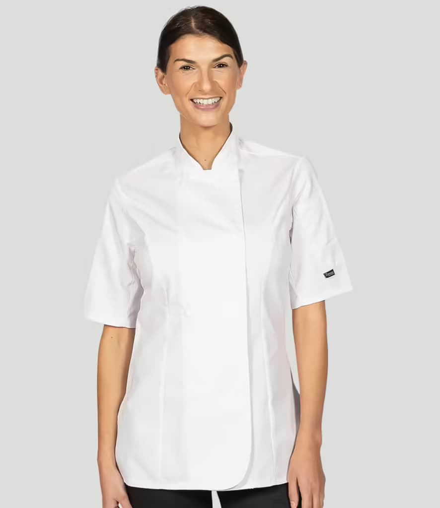 Dennys Ladies Short Sleeve Premium Chef’s Jacket