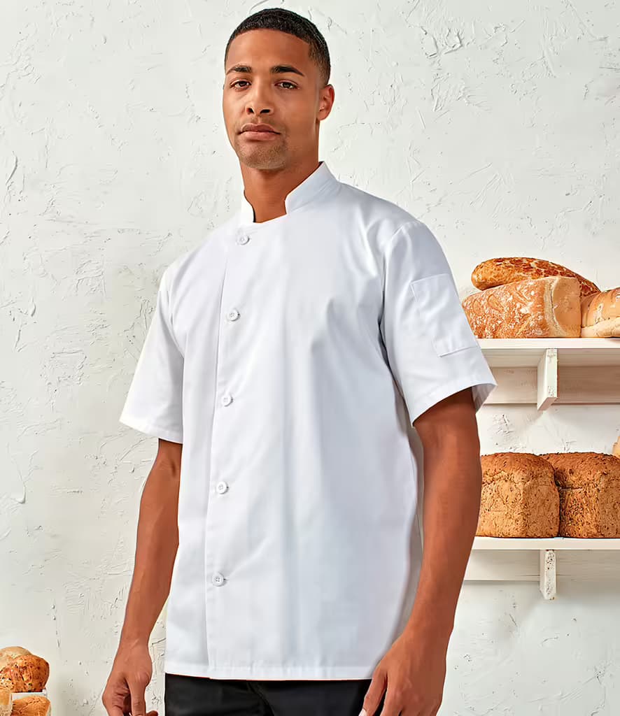 Premier Essential Short Sleeve Chef’s Jacket