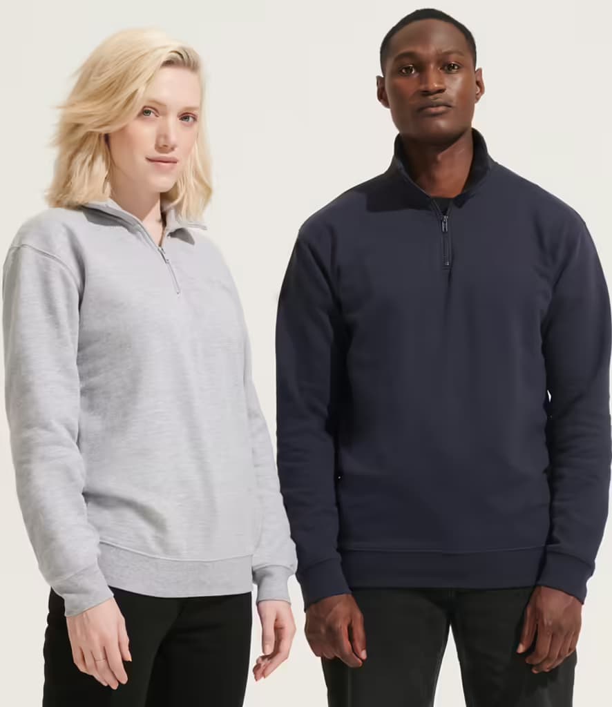 SOL’S Unisex Conrad 1/4 Zip Sweatshirt