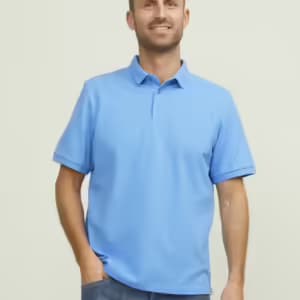 Jack&Jones Unisex Classic Oversized Polo Pique