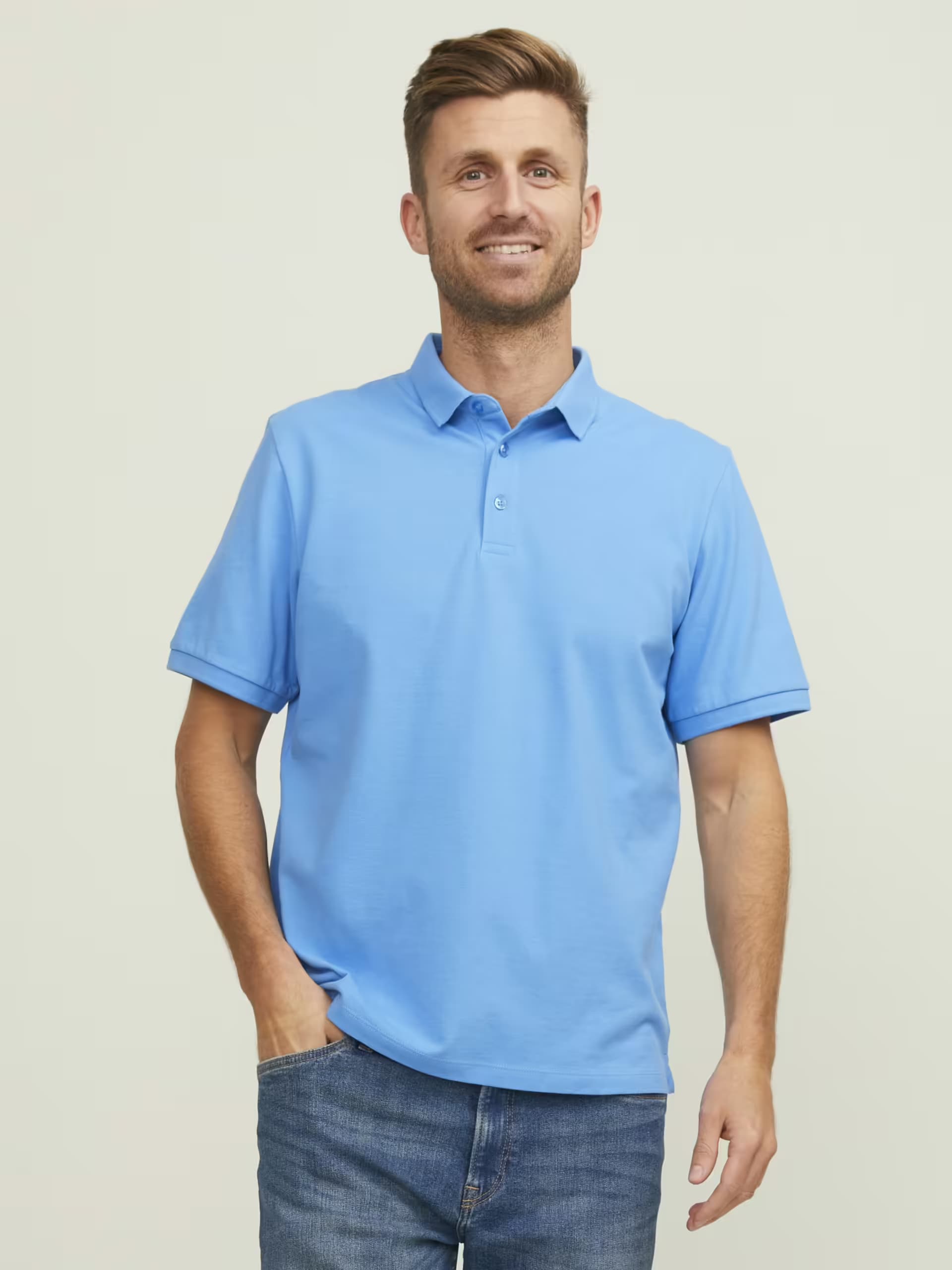 Jack&Jones Unisex Classic Oversized Polo Pique