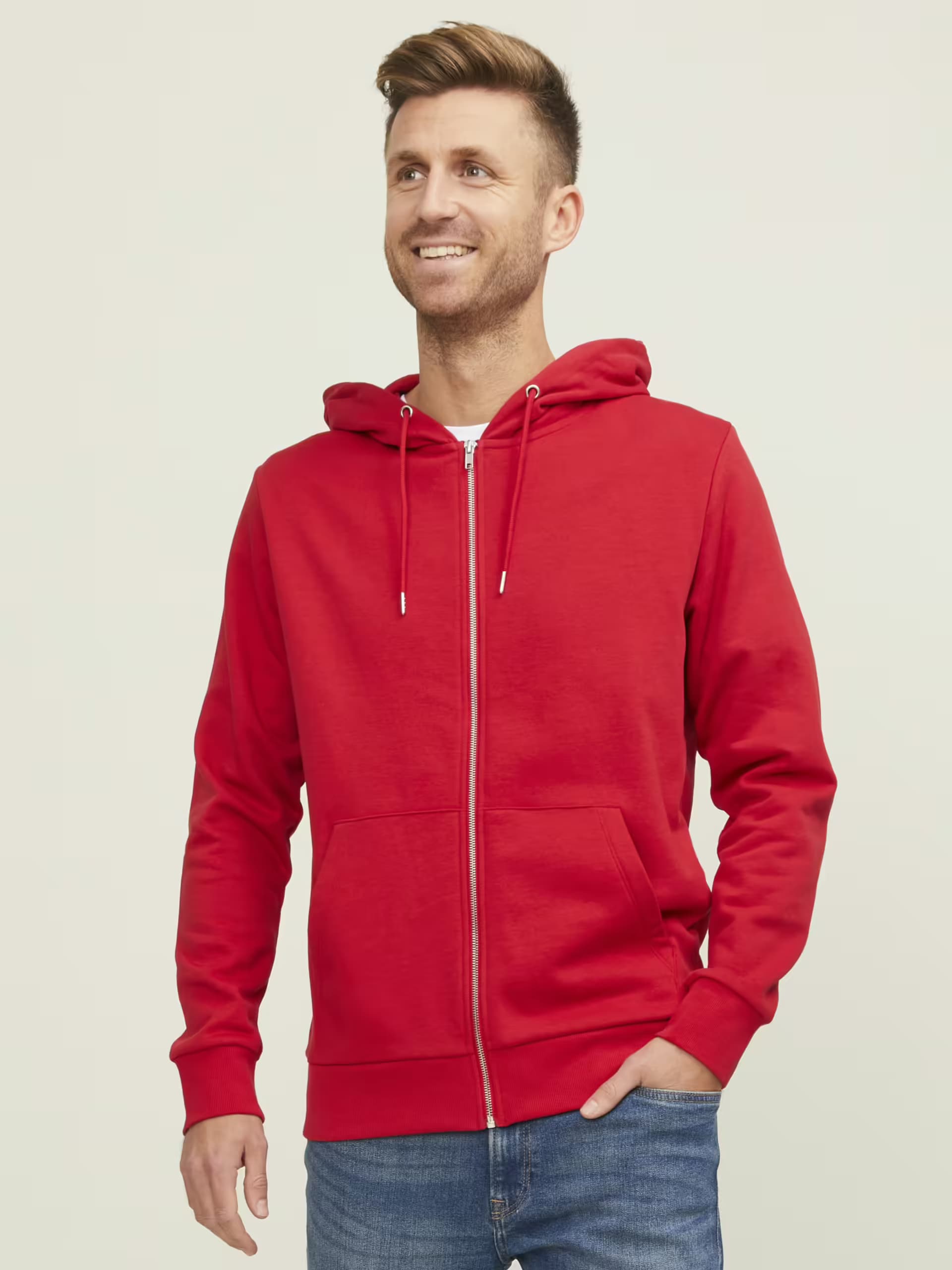 Jack&Jones Unisex Classic Zip Hooded Sweat