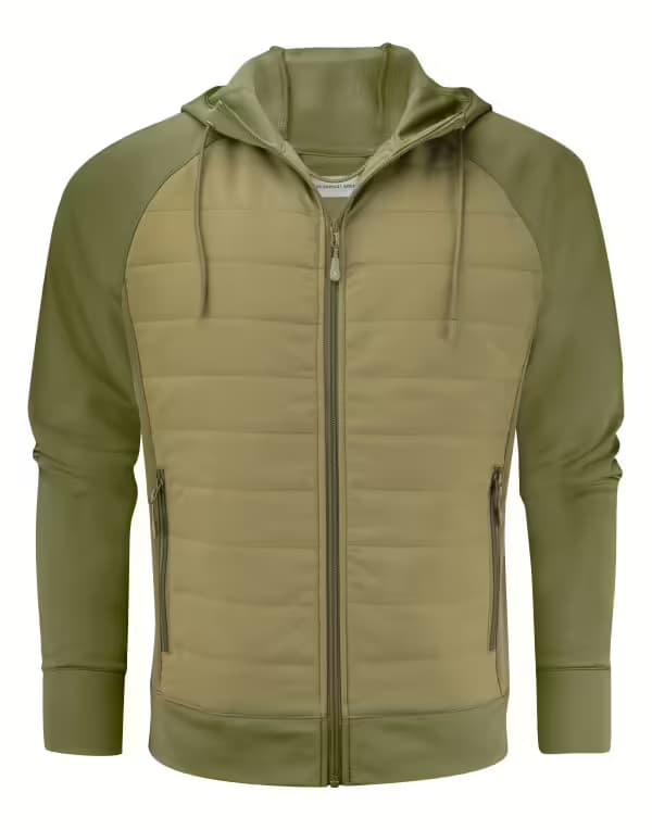 James Harvest Keyport Full Zip Hooded Hybrid Unisex Jacket